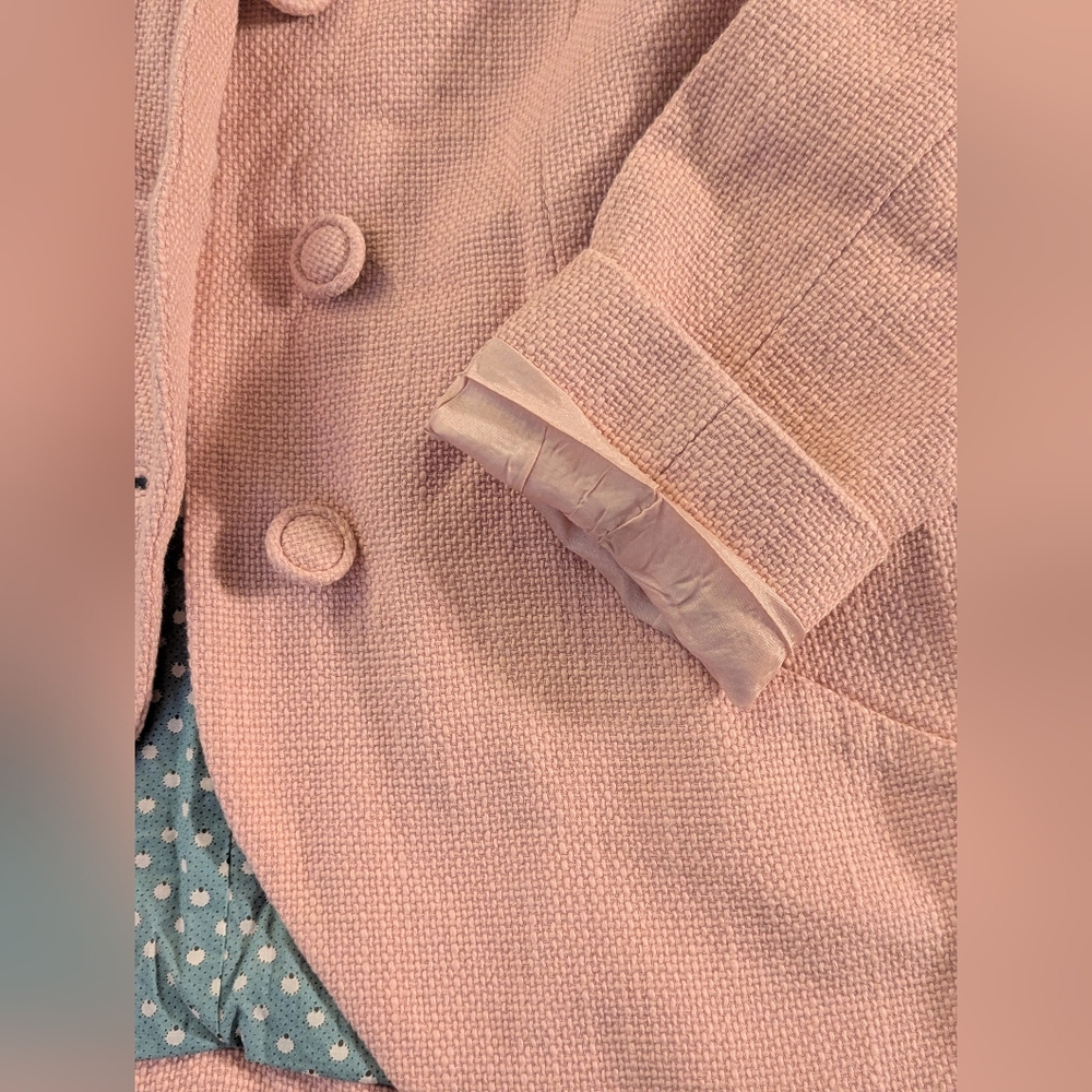 Anthropologie Electric Love Light Textured Petal Jacket in Pink Size US 2 - Picture 16 of 16